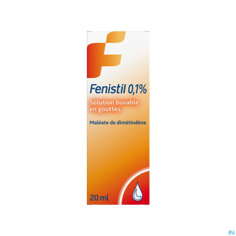 Fenistil 0,1% sol buvable 1mg/ml gutt 20ml