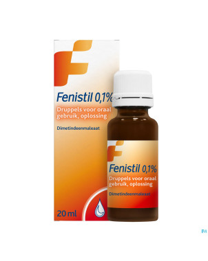 Fenistil 0,1% sol buvable 1mg/ml gutt 20ml