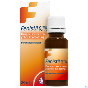 Fenistil 0,1% sol buvable 1mg/ml gutt 20ml