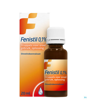 Fenistil 0,1% sol buvable 1mg/ml gutt 20ml