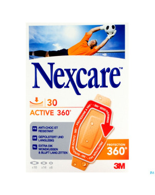 Nexcare 3m active strip 360 assorted 30