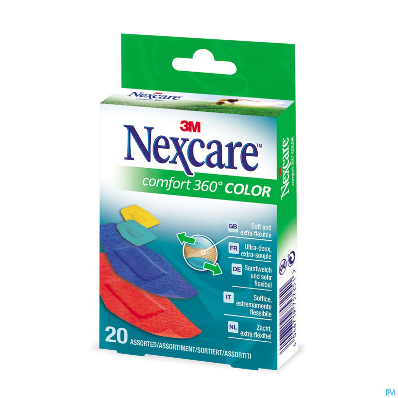 Nexcare 3m comfort strip 360 brights 20