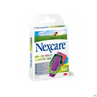Nexcare 3m comfort strip 360 brights 20