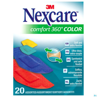 Nexcare 3m comfort strip 360 brights 20