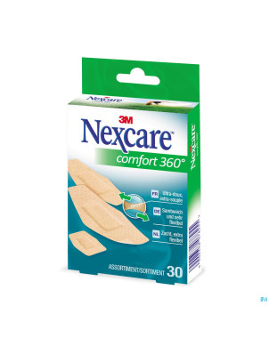 Nexcare 3m comfort strip 360 assorted 30