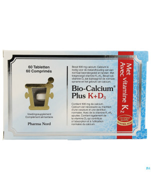 Bio-calcium plus k+d3    comp 60