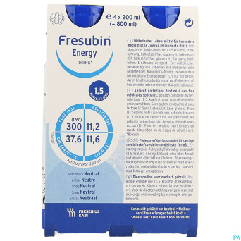 Fresubin energy drink neutre 4x200ml