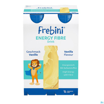 Frebini energy fibre drink enfants vanille 4x200ml