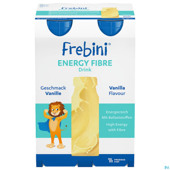 Frebini energy fibre drink enfants vanille 4x200ml