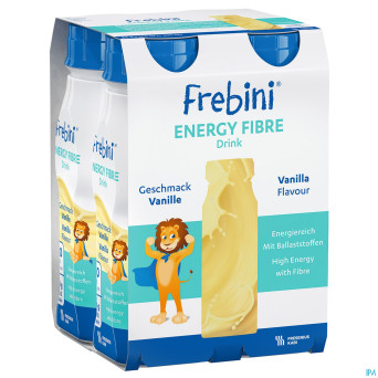 Frebini energy fibre drink enfants vanille 4x200ml