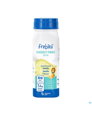 Frebini energy fibre drink enfants vanille 4x200ml