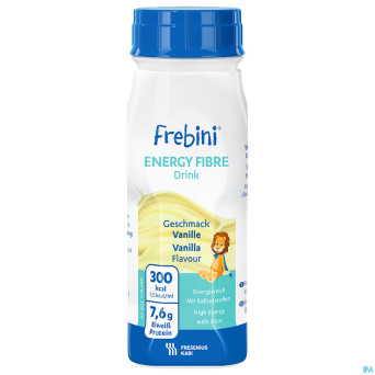 Frebini energy fibre drink enfants vanille 4x200ml