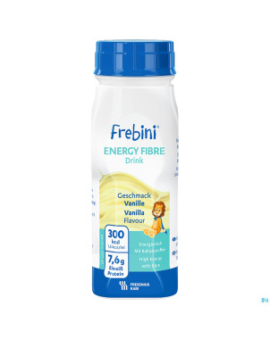 Frebini energy fibre drink enfants vanille 4x200ml