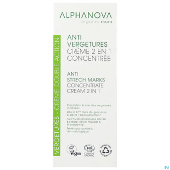 Alphanova sante vergetures double act.bio tb 150ml