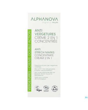 Alphanova sante vergetures double act.bio tb 150ml