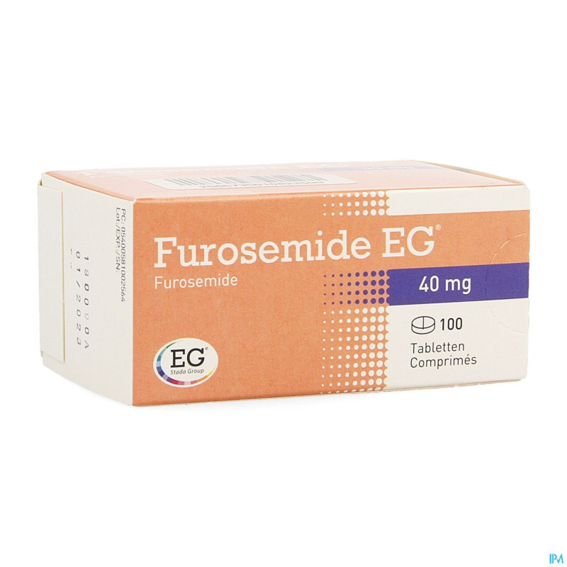 Furosemide eg tabl 100 x 40 mg