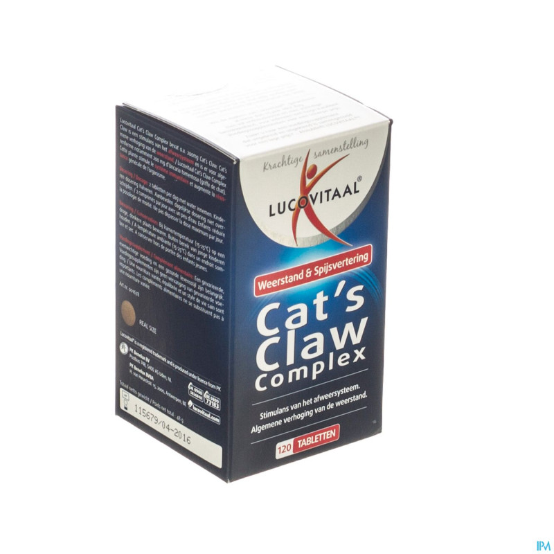 Lucovitaal cats claw    tabl 120