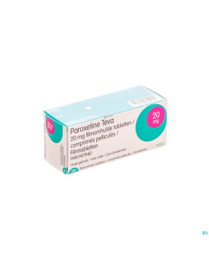 Paroxetine teva tabl 100 x 20 mg