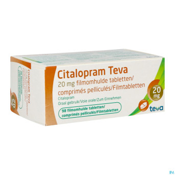 Citalopram teva comp pell. 98 x 20 mg