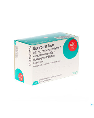 Ibuprofen teva comp enrob. 60 x 600 mg