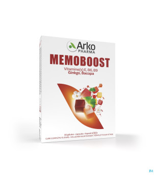 Memoboost gingko bacopa    caps 30