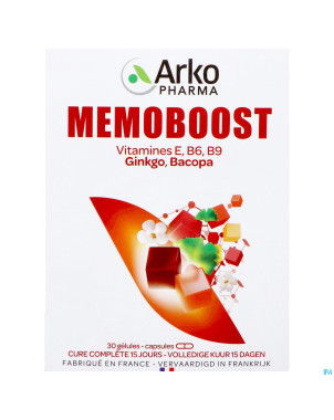 Memoboost gingko bacopa    caps 30