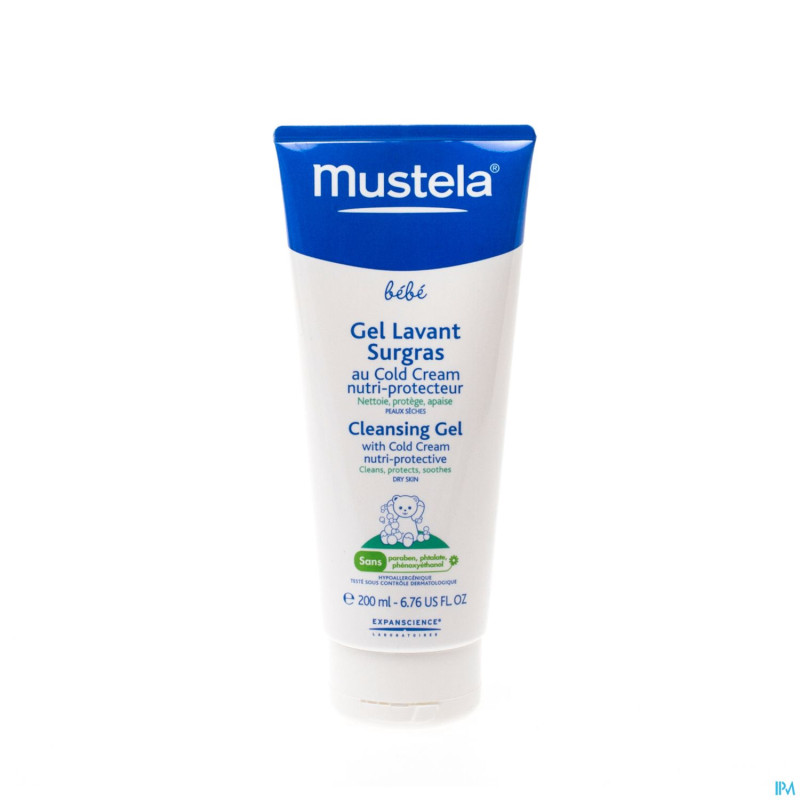 Mustela bb gel lavant surgras cold cream nf  200ml