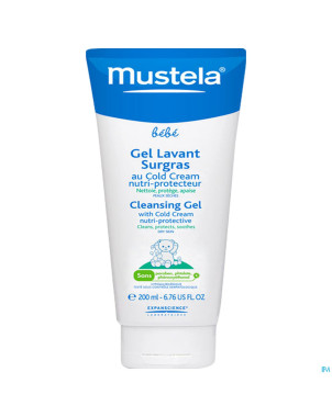 Mustela bb gel lavant surgras cold cream nf  200ml