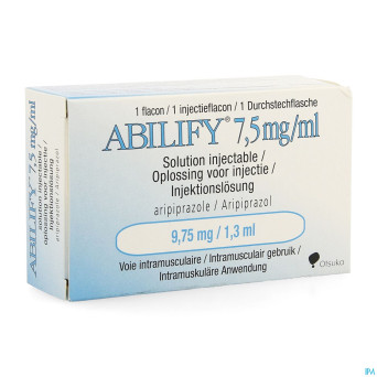Abilify 7,5mg/ml sol inj. fl 1 9,75 mg(1,3 ml)