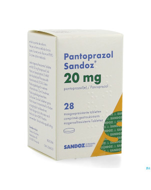 Pantoprazol 20mg sandoz gastro resist.comp 28 hdpe