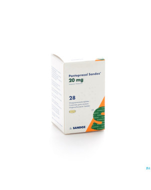 Pantoprazol 20mg sandoz gastro resist.comp 28 hdpe