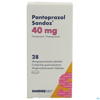 Pantoprazol 40mg sandoz gastro resist.comp 28 hdpe