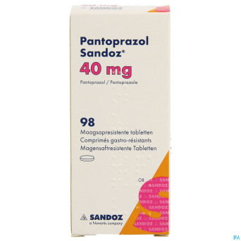 Pantoprazol 40mg sandoz gastro resist.comp 98 hdpe