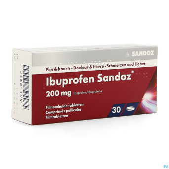 Ibuprofen sandoz 200mg comp pell 30
