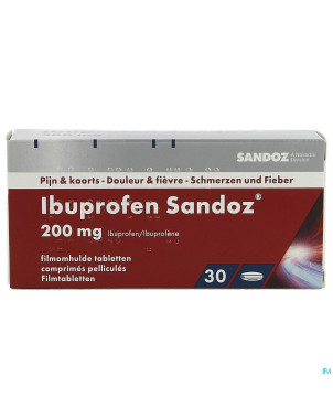 Ibuprofen sandoz 200mg comp pell 30