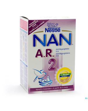 Nan ar 2 pro lait de suite 2age pdr 750g