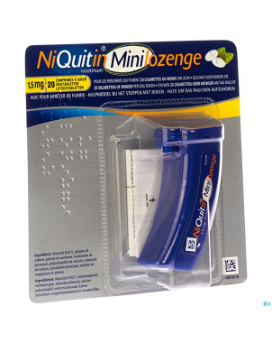 Niquitin 1,5 mg minilozenge comp a sucer 20