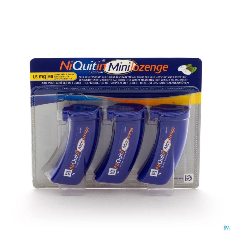 Niquitin 1,5mg minilozenge comp a sucer  60