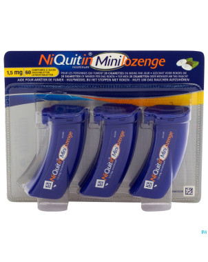 Niquitin 1,5mg minilozenge comp a sucer  60