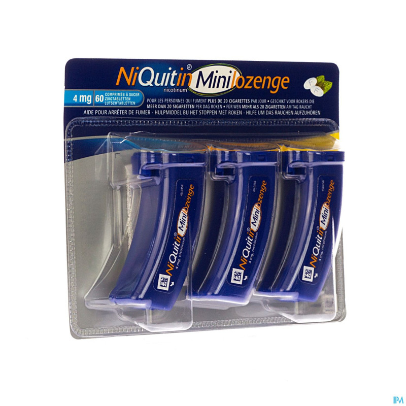 Niquitin 4,0mg minilozenge comp a sucer  60
