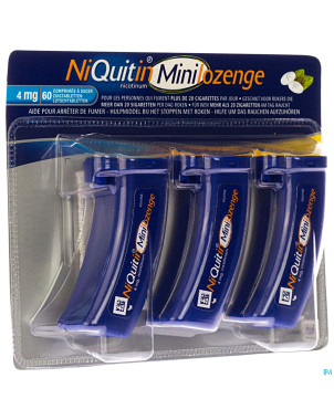Niquitin 4,0mg minilozenge comp a sucer  60