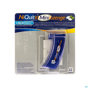 Niquitin 4,0 mg minilozenge comp a sucer 20