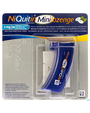 Niquitin 4,0 mg minilozenge comp a sucer 20