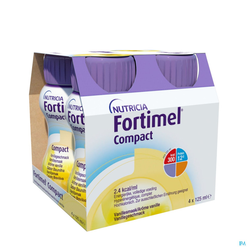 Fortimel compact vanille    4x125ml