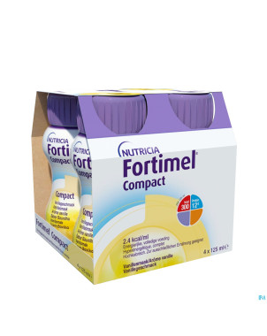 Fortimel compact vanille    4x125ml