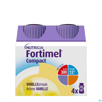 Fortimel compact vanille    4x125ml