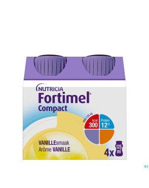 Fortimel compact vanille    4x125ml