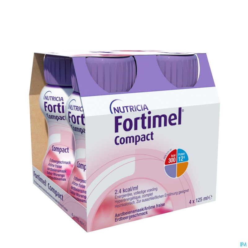 Fortimel compact fraise    4x125ml