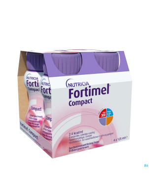 Fortimel compact fraise    4x125ml