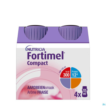 Fortimel compact fraise    4x125ml